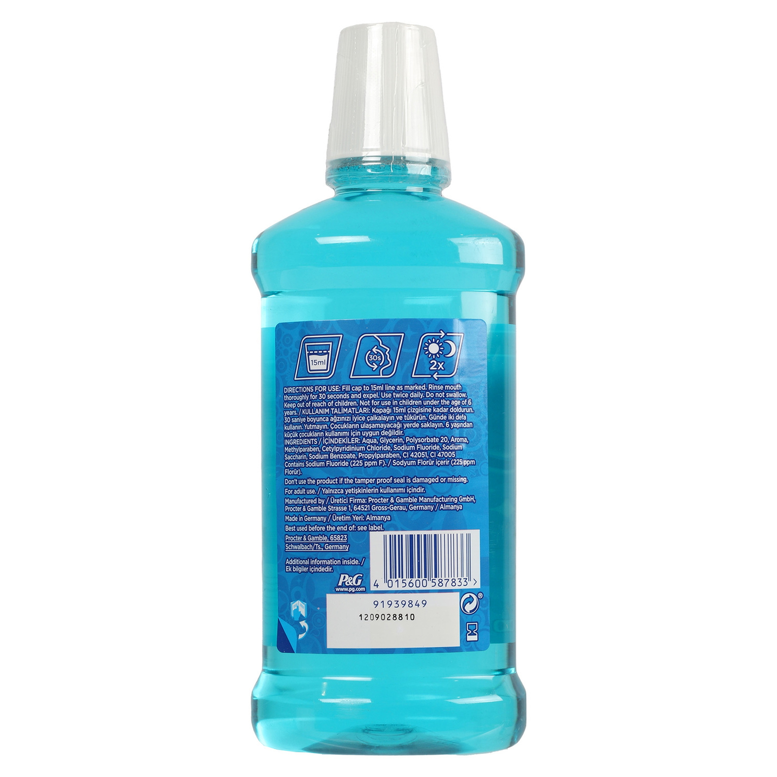 Oral B Complete Lasting Freshness Mouthwash 500 ml