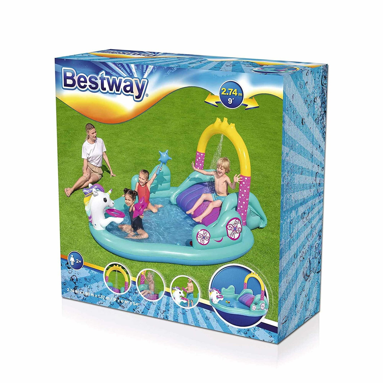Best Way Magical Unicorn Play Center 53097