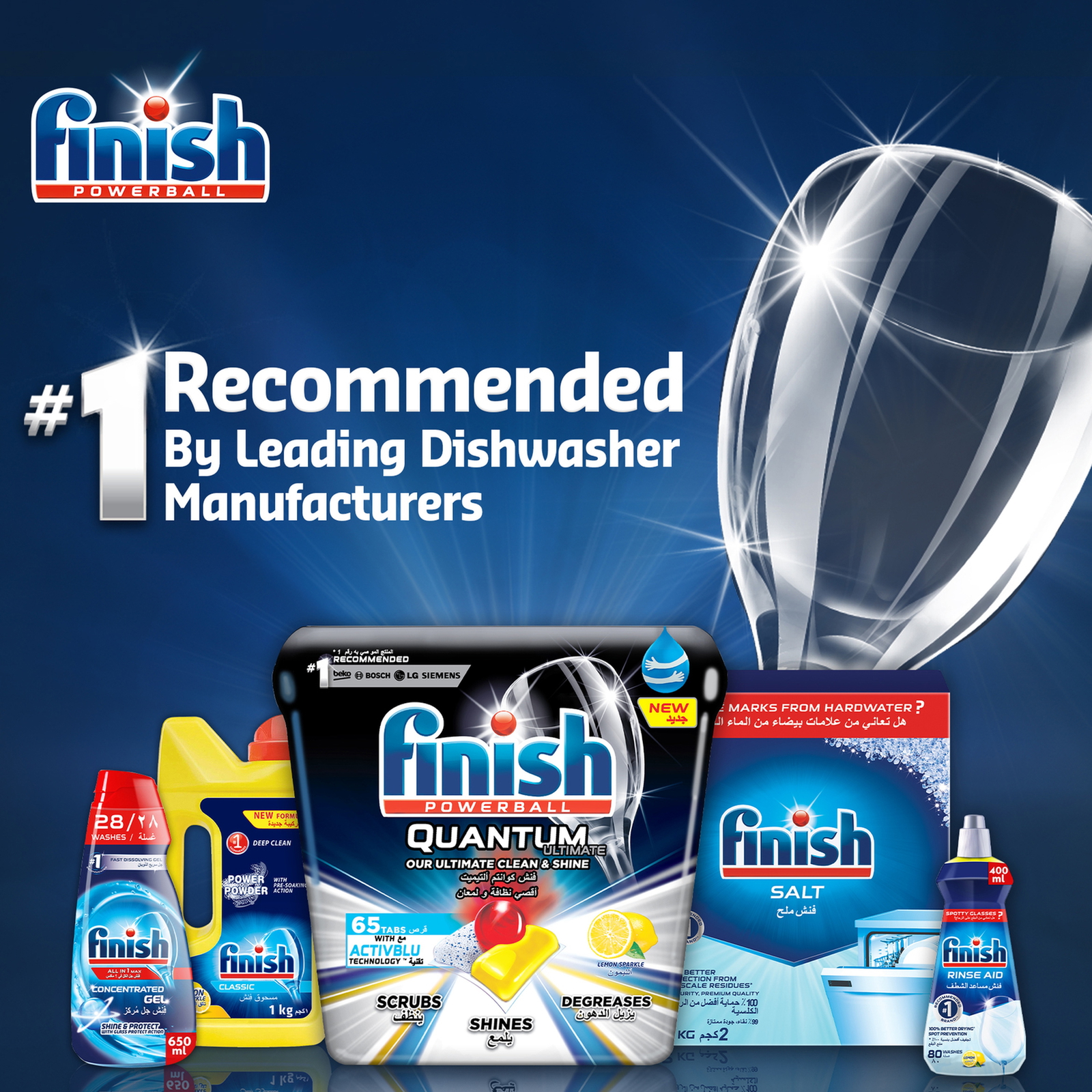 Finish Dishwasher Detergent Rinse Aid Liquid Lemon 400 ml