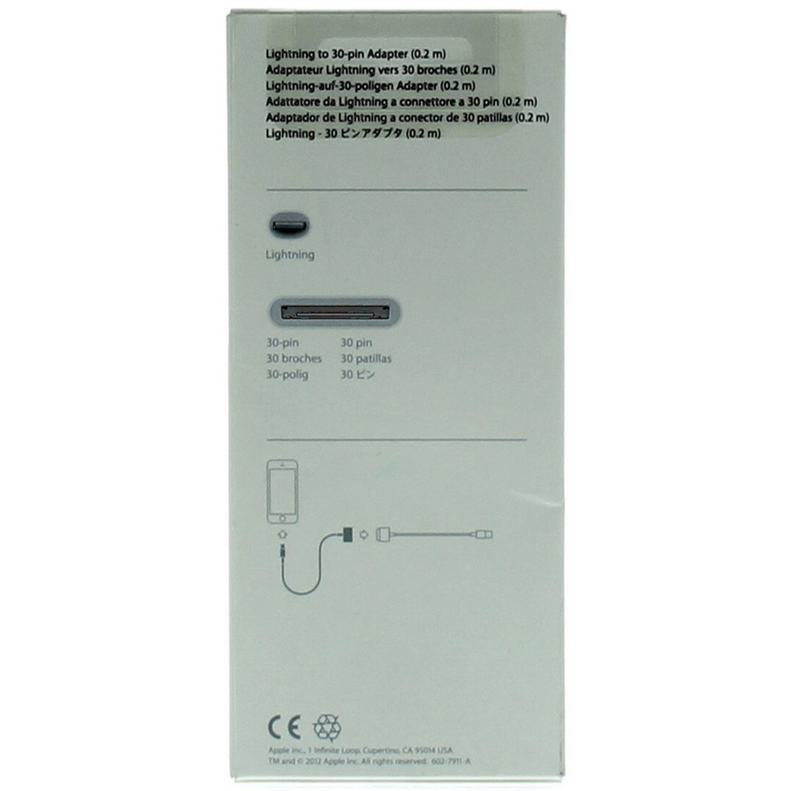 Apple lightning to 30 pin adapter md824 online at best price lulu uae