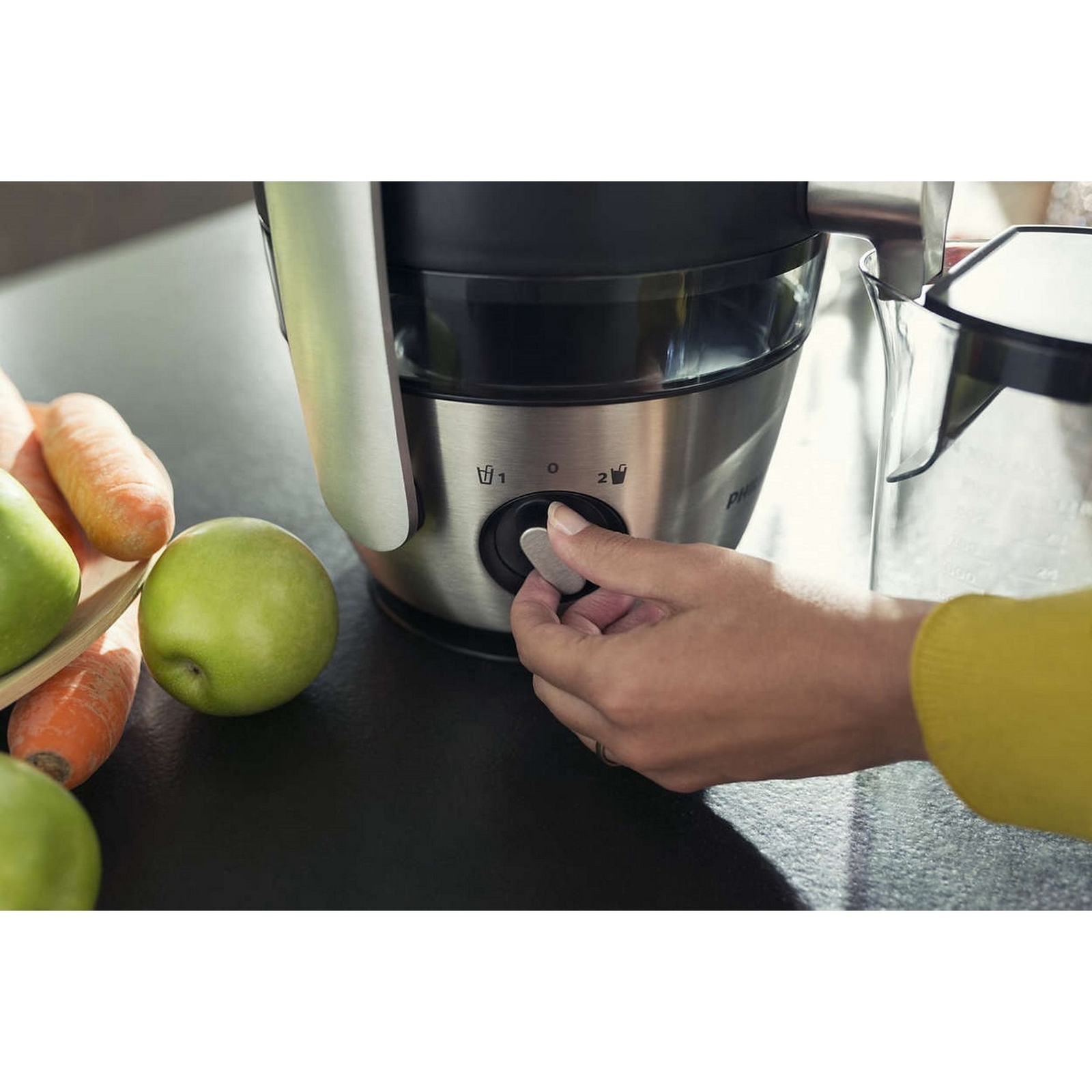 Philips Avance Collection Juice Extractor, 1200 W, Metallic, HR1922/21