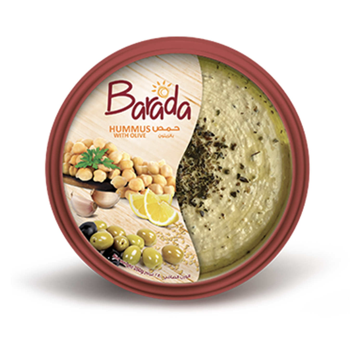 Barada Hummus Olives 280 g Online at Best Price | Lulu UAE