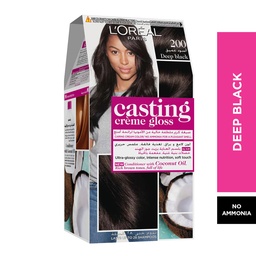 L'Oreal Paris Casting Creme 200 Gloss Deep Black 1 pkt