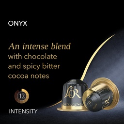 L'Or Espresso Onyx Intensity 12 Aluminium Coffee Capsules 10pcs