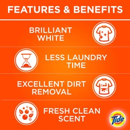Tide Automatic Laundry Detergent Powder Original Scent 9 kg