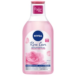 Nivea Makeup Remover Rose Care Face Micellar Monophase 400 ml