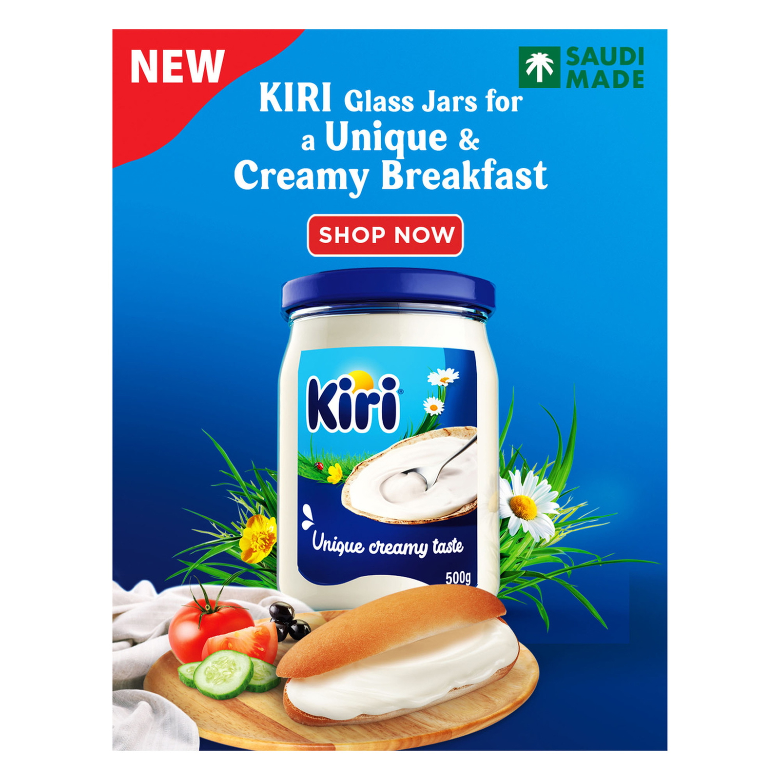 Kiri White Cheese Jar 500 g