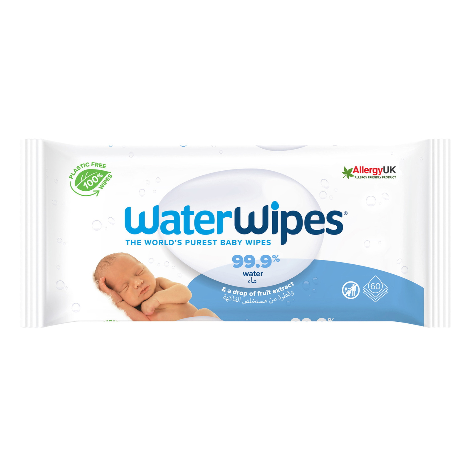 Water Wipes Fruit Extract Baby Wipes 60pcs Online at Best Price Lulu UAE