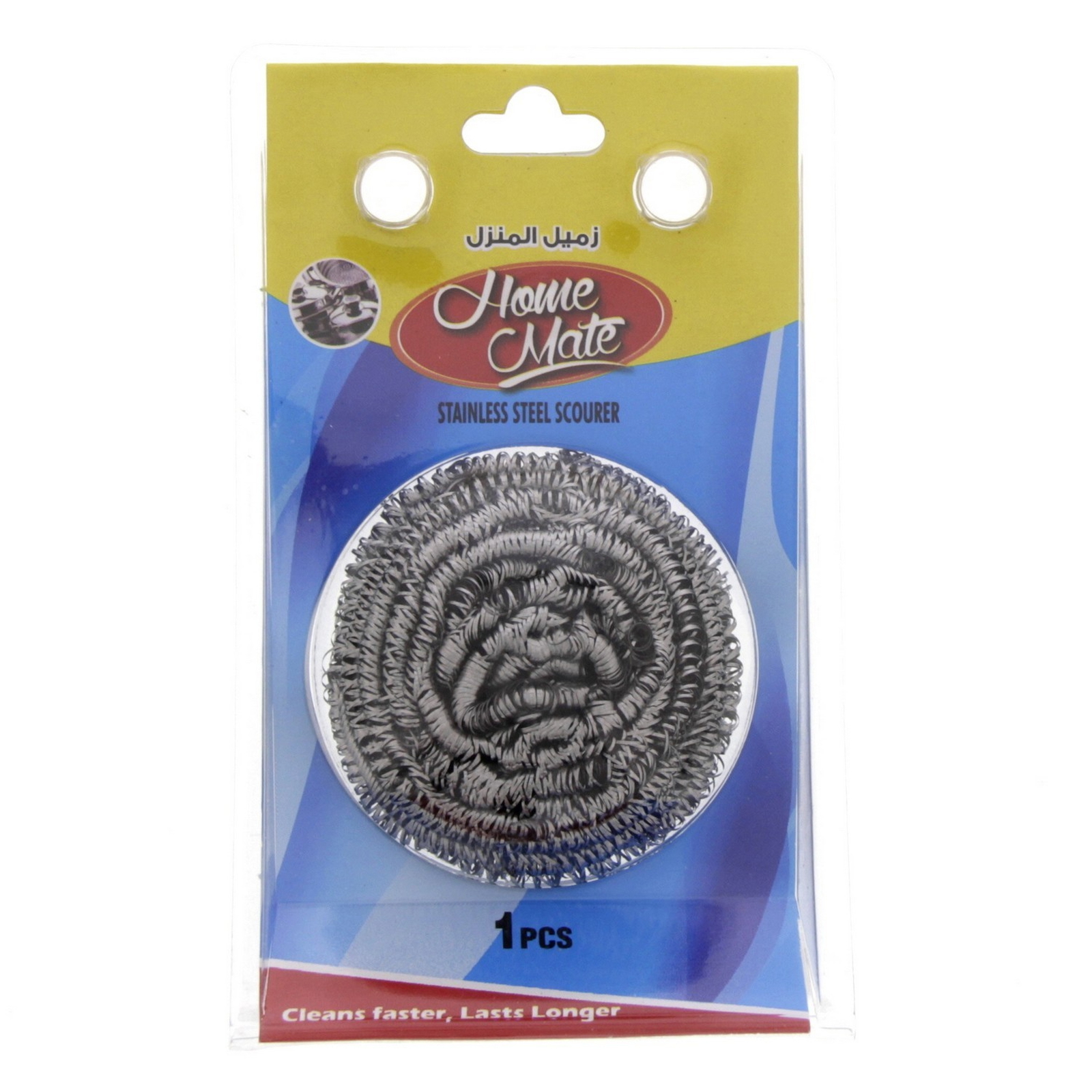 Home Mate Stainless Steel Scourer 1 pc