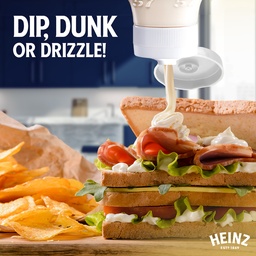 Heinz Creamy Classic Mayonnaise Top Down Squeezy Bottle 600 ml