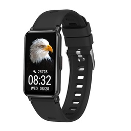 Ikon Smartband,1.47 inches Display, Black, IK-WSBB9