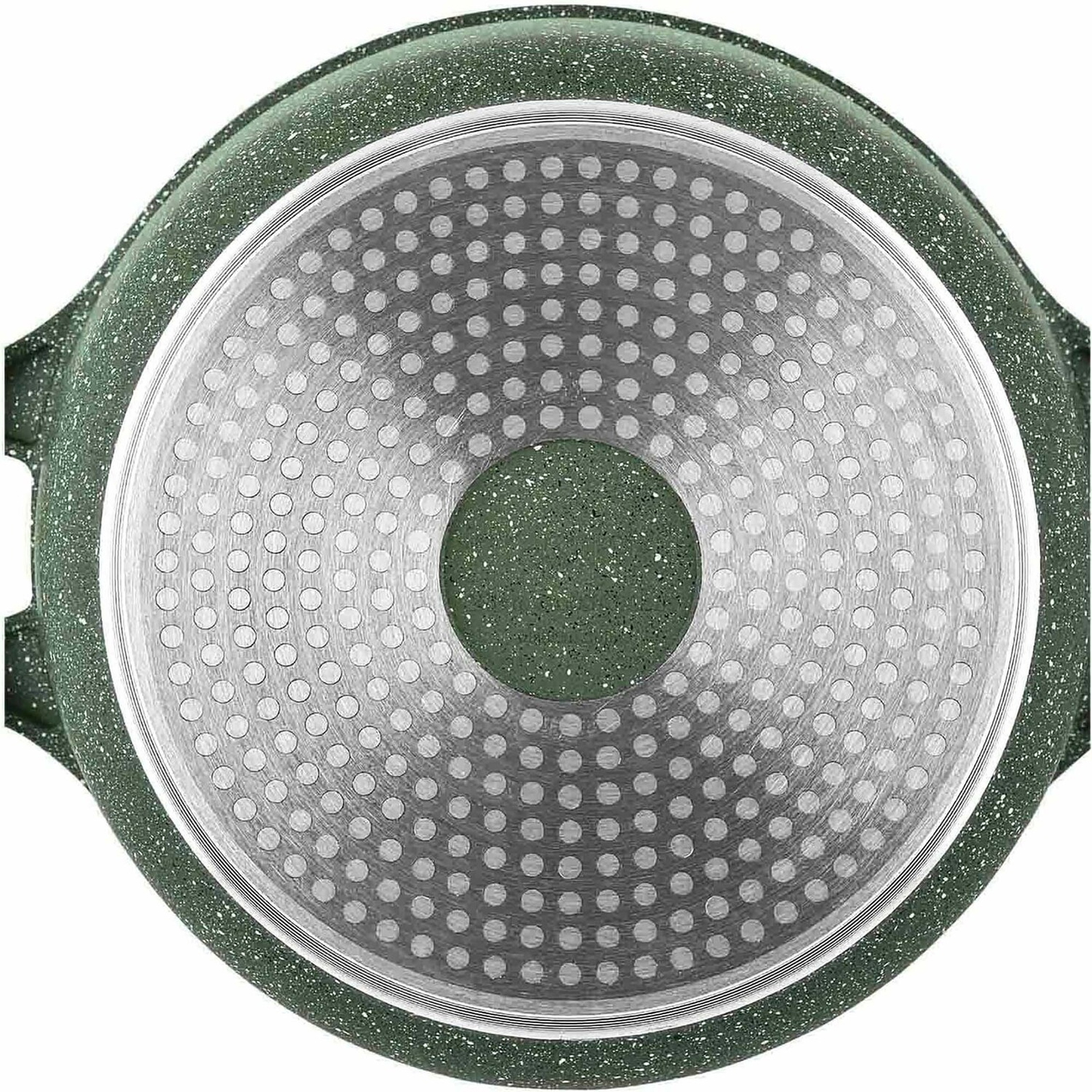 Prestige Essentials Granite Non-Stick Cast Aluminium Casserole with Lid, 20 cm, Green, PR81108