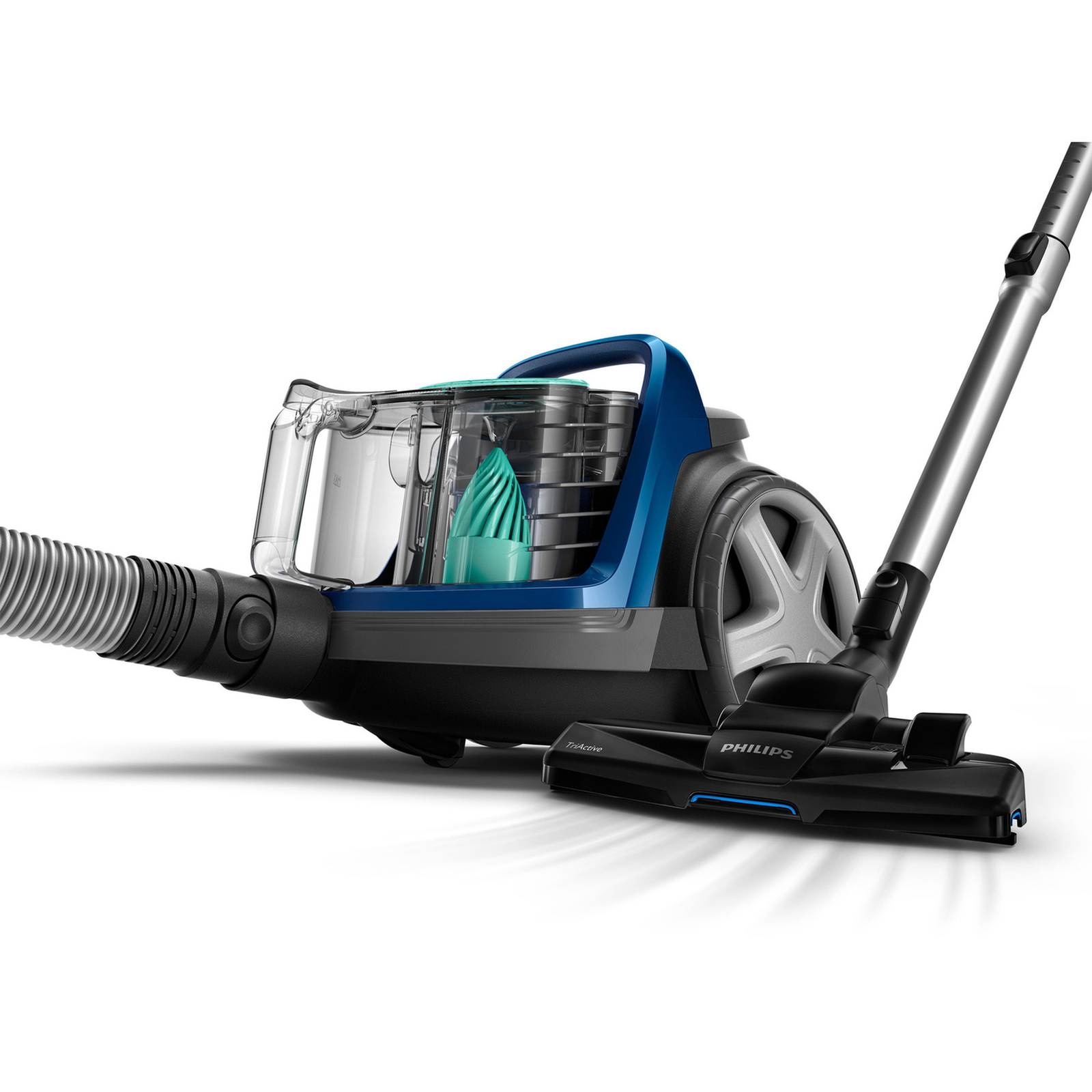 Philips PowerPro Active Bagless Vacuum Cleaner, 2200 W, 1.5 L, Dark Royal Blue, FC9570/62