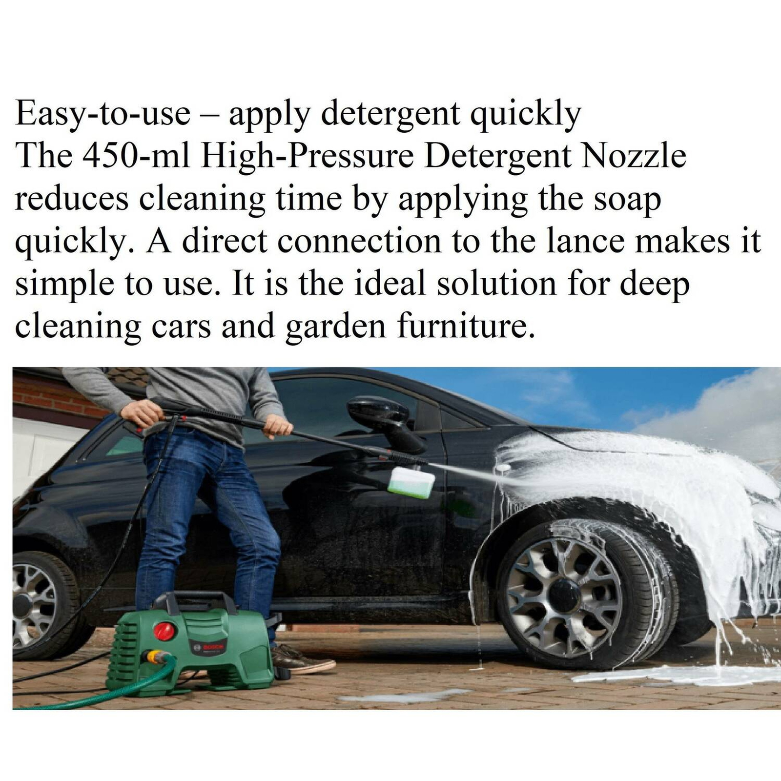 Bosch Pressure Washer Easy Aquatak Long Lance 100Bar