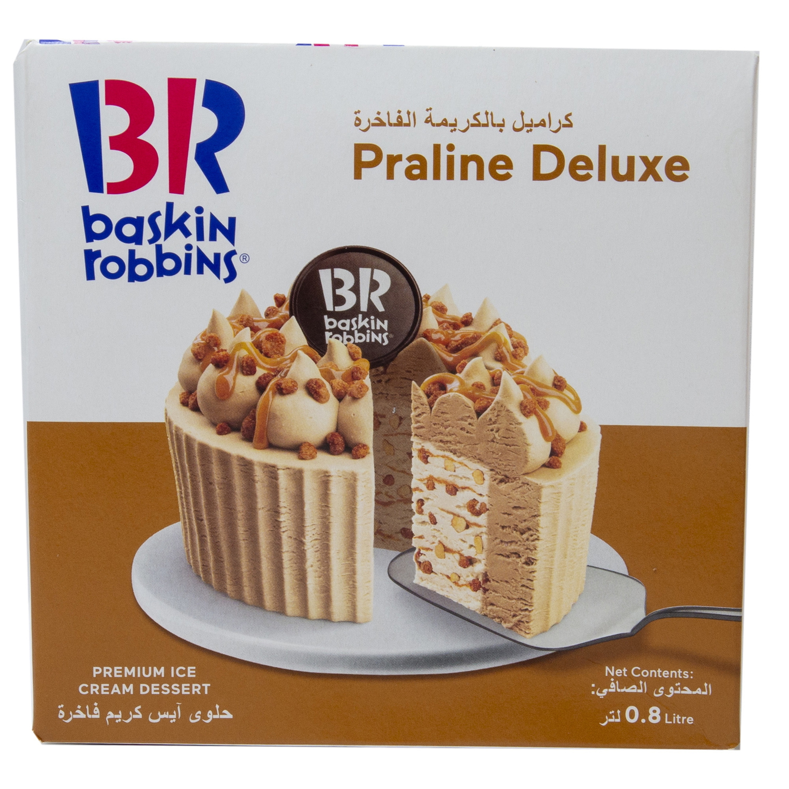 Baskin Robbins Praline Deluxe Ice Cream Cake 800 ml Online at Best Price Lulu UAE