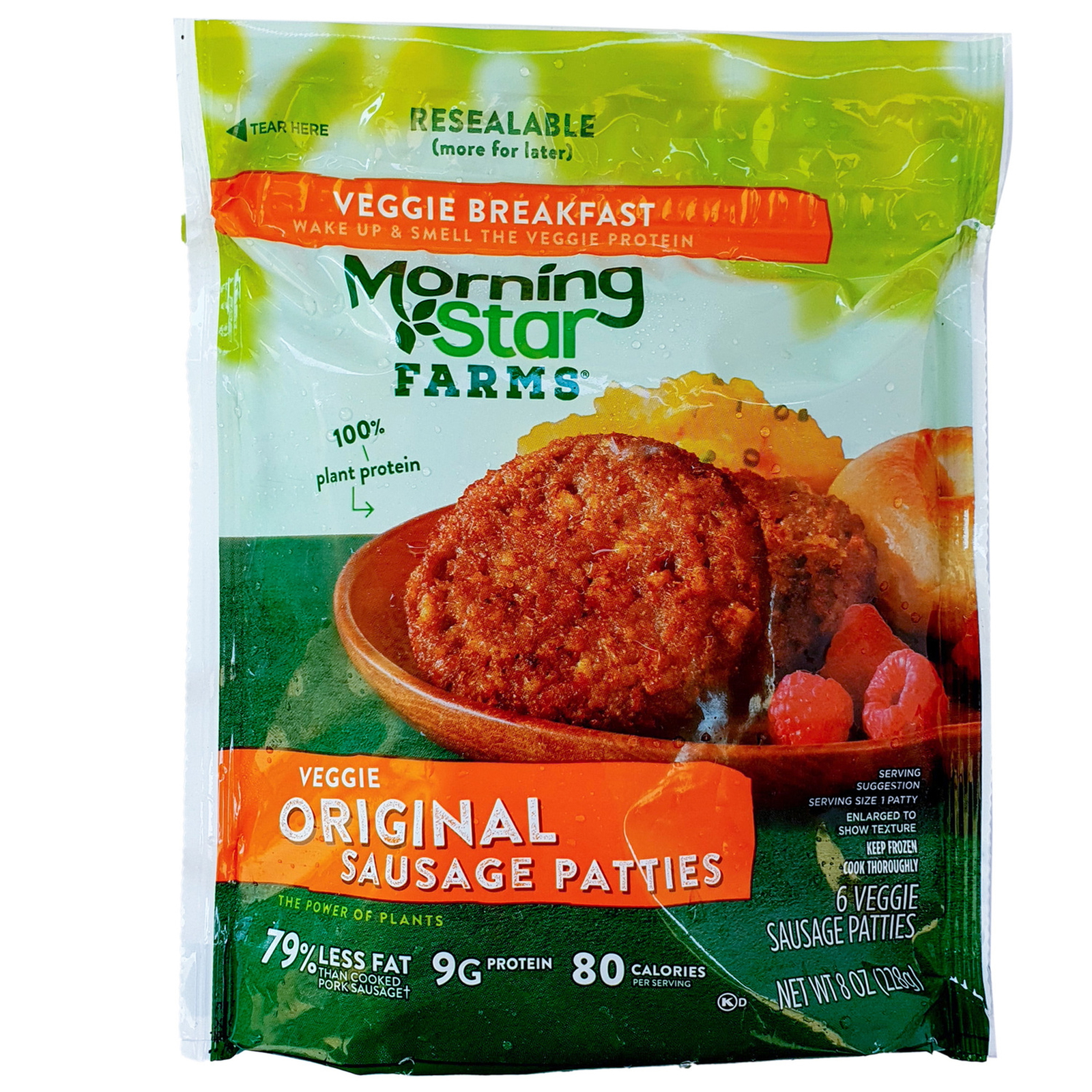 Morning Star Veggie Sausage Patties Original 228 g Online at Best Price Lulu UAE