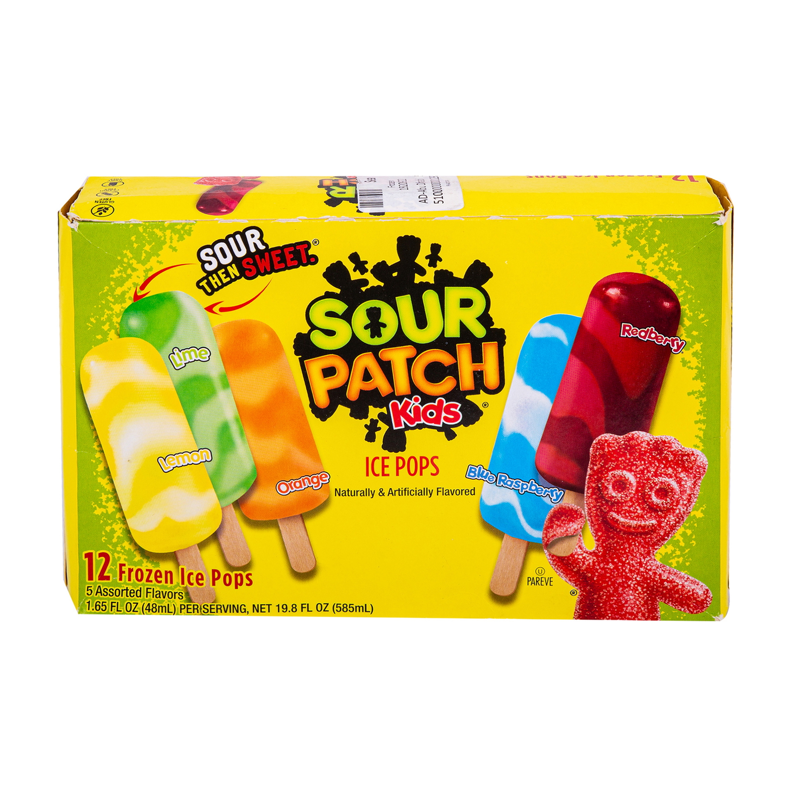 Sour Patch Kids Ice Pops Assorted 12 pcs 585 ml Online at Best Price Lulu UAE