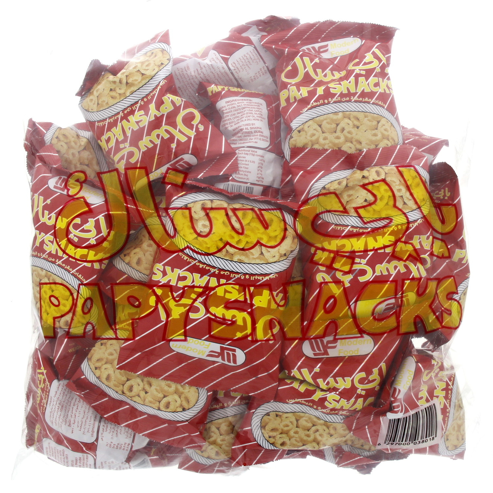 Modern Food Papy Snacks 25 x 15 g