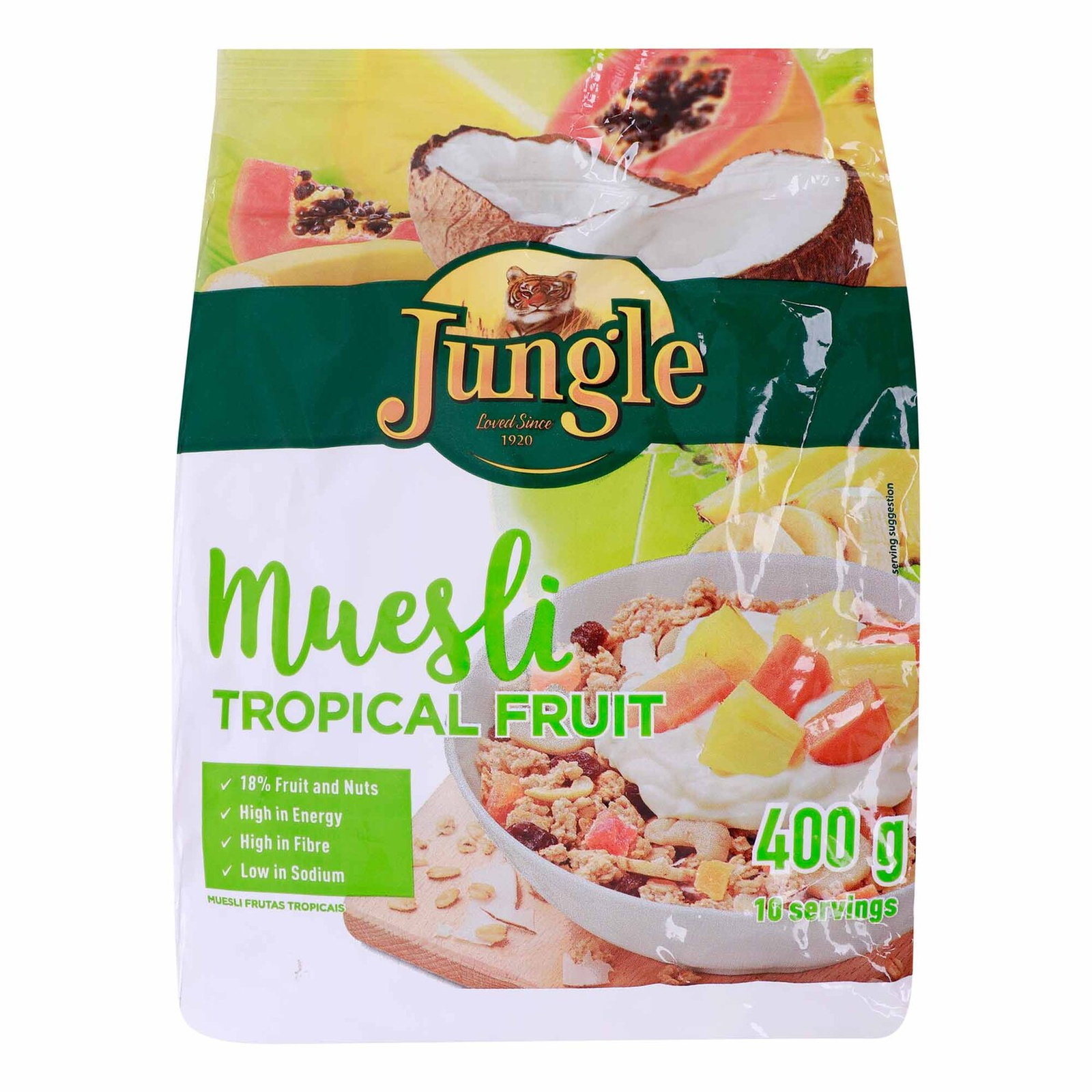 Jungle Muesli Tropical Fruit 400 g