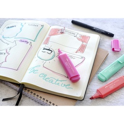 Faber-Castell Pastel Textliner 46, Pack Of 6, 154610