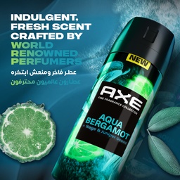 Axe Fine Fragrance Premium Deodorant Body Spray, Aqua Bergamot 150 ml