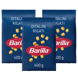 Barilla Ditalini Rigati Soup Pasta Value Pack 3 x 400 g