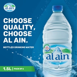 Al Ain Bottled Drinking Water Low Sodium Value Pack 6 x 1.5 Litres