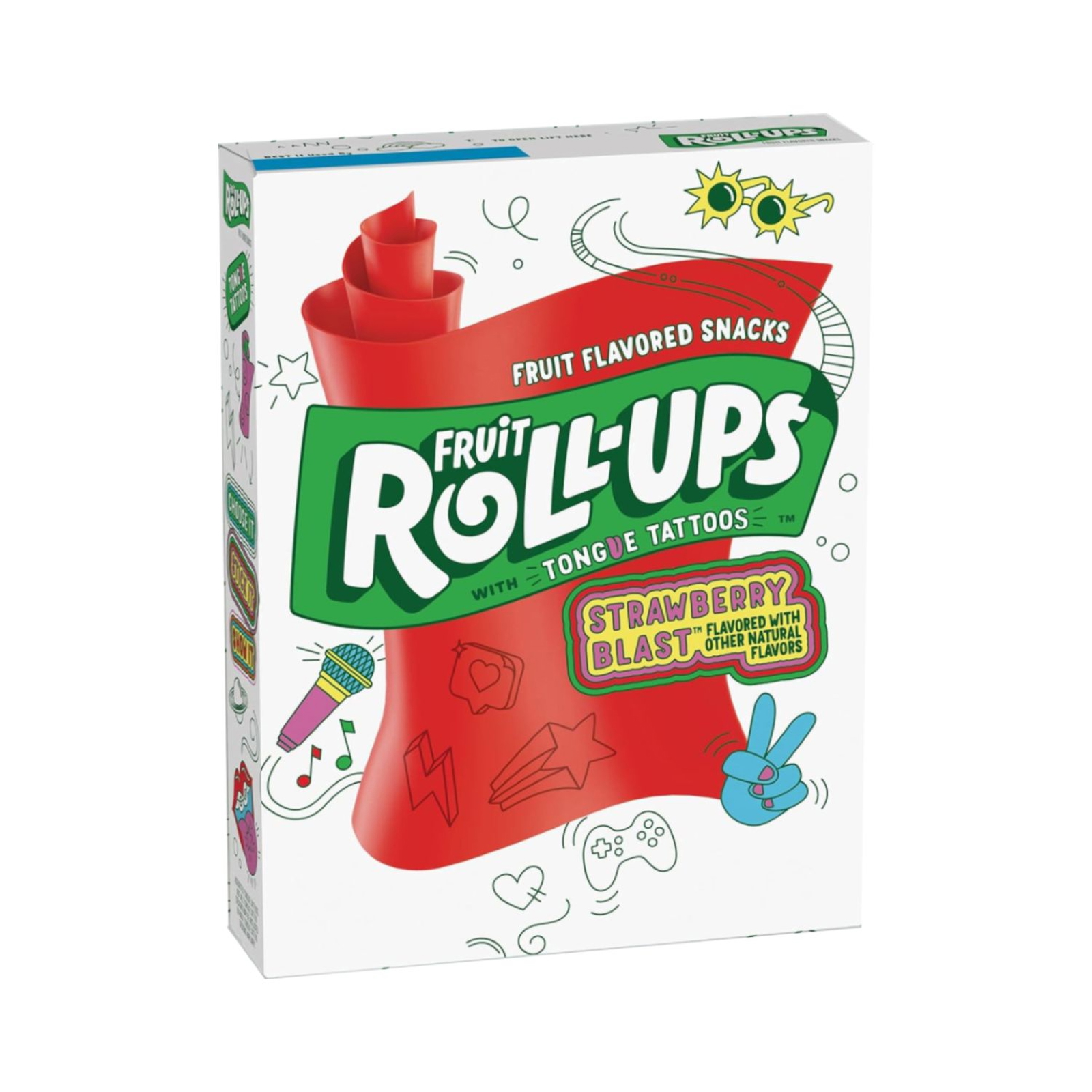 General Mills Fruit Roll-Ups Strawberry Sensation Fruit Flavored Snacks 141 g