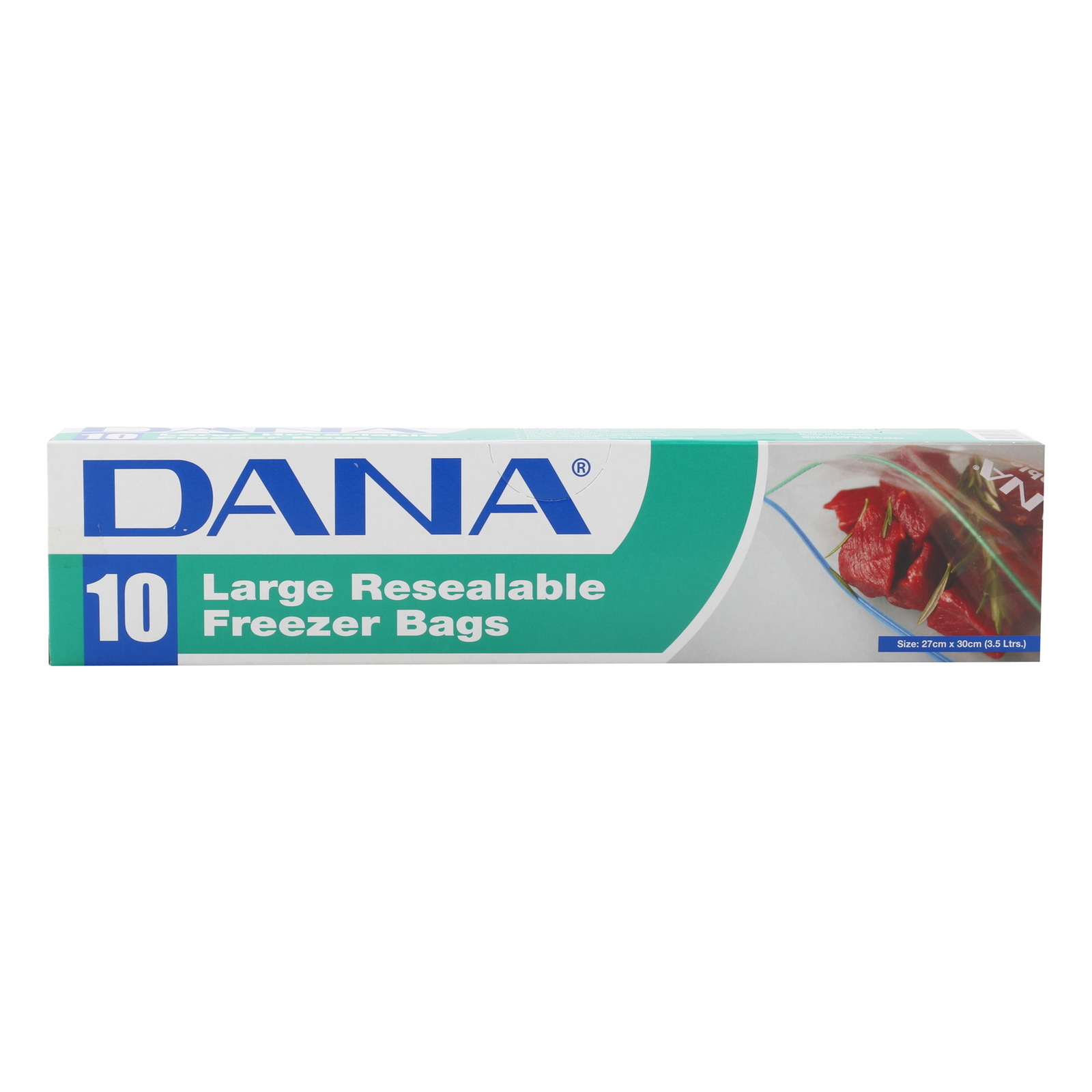 Dana Large Resealable Freezer Bags 10 pcs